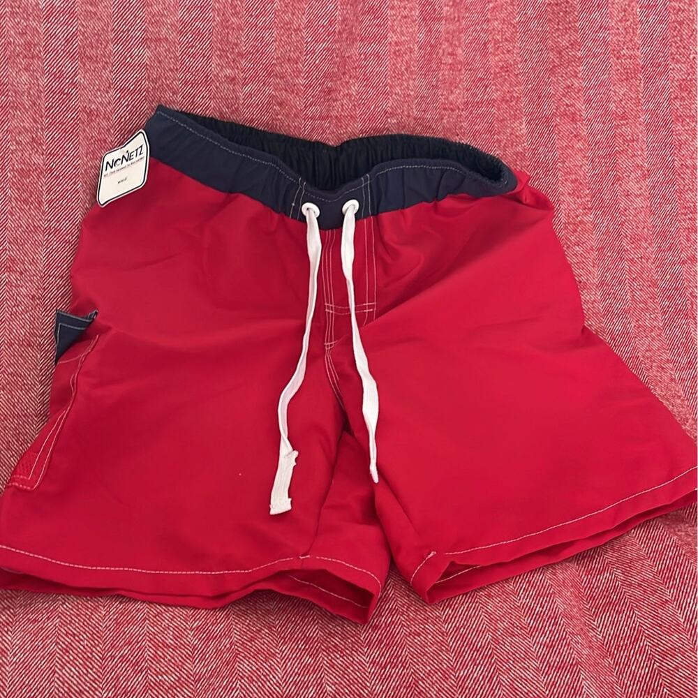 Boys Wave Shorts No Mesh Net Swim Trunks SIZE M